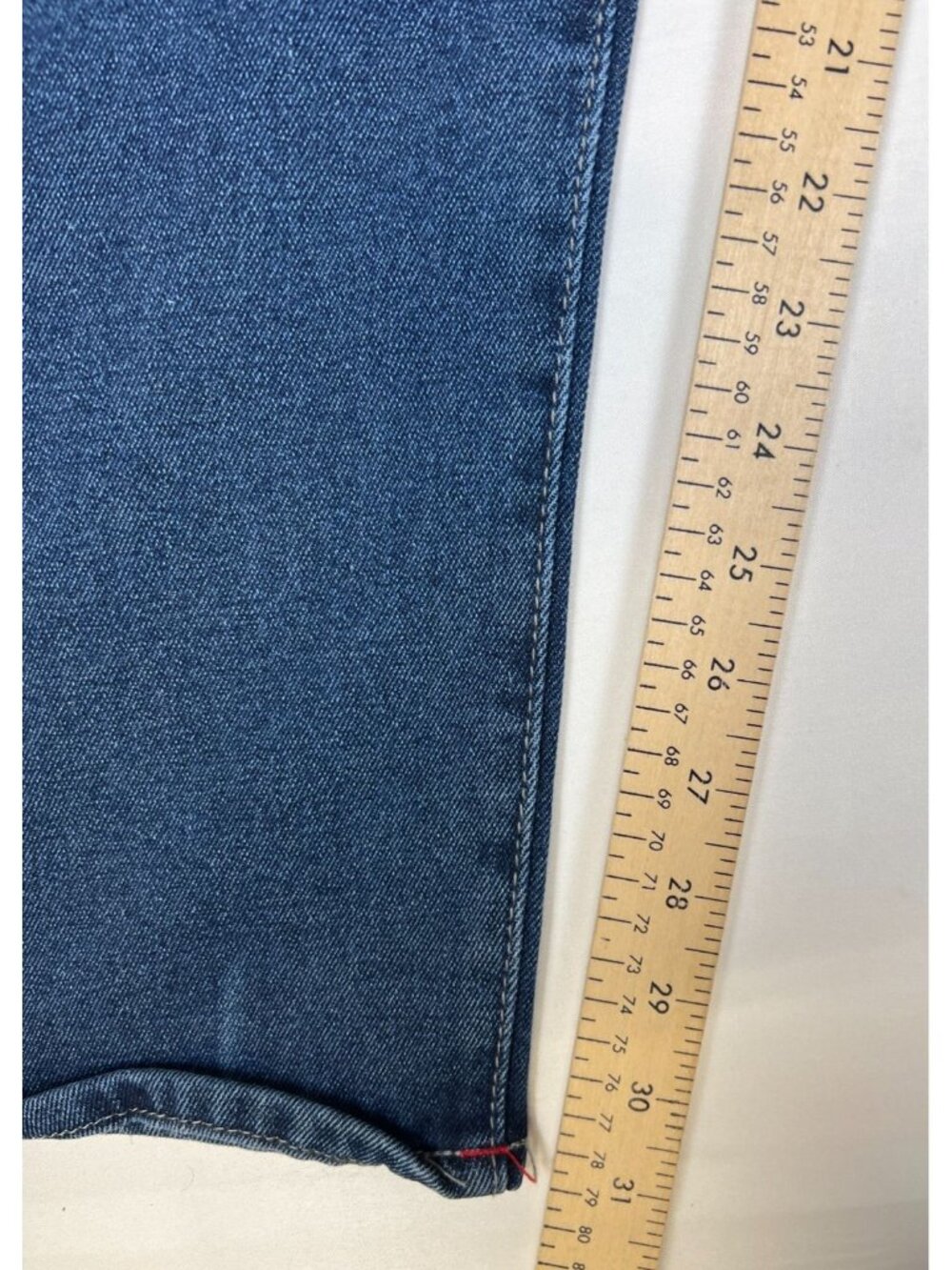 True Religion Men's 36 Rocco Relaxed Skinny Blue Flap Pocket Jeans NWT - Picture 7 of 14
